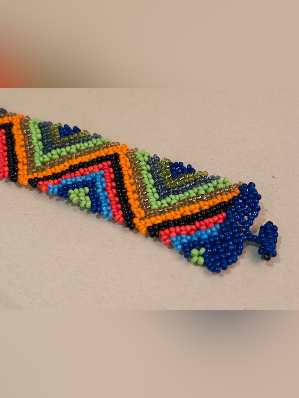 Final Price! Vintage Beaded Cuff Bracelet